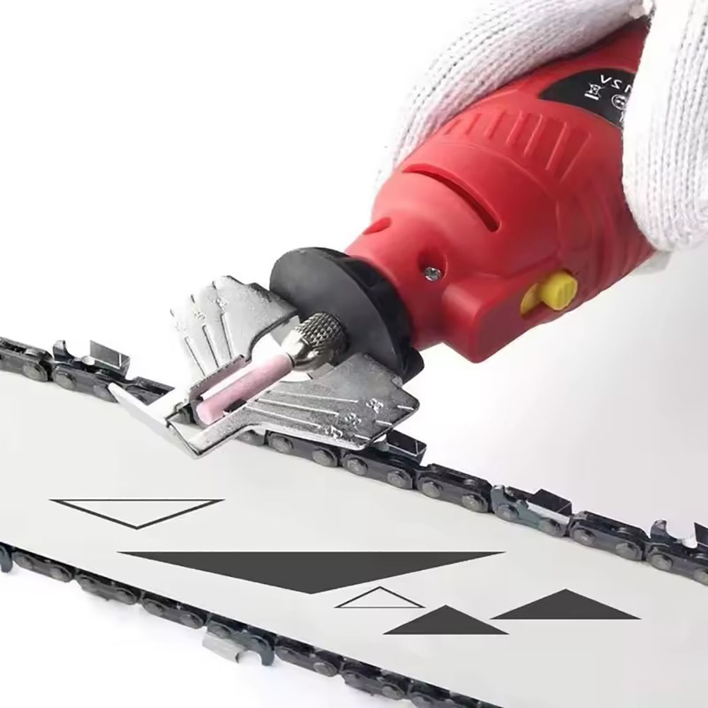 Power Tools World - Kit per affilare la motosega Affilatrice
