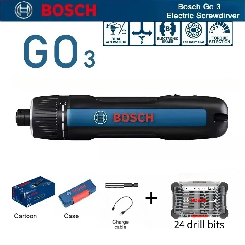 Power Tools Professional - Set di cacciaviti elettrici Bosch GO