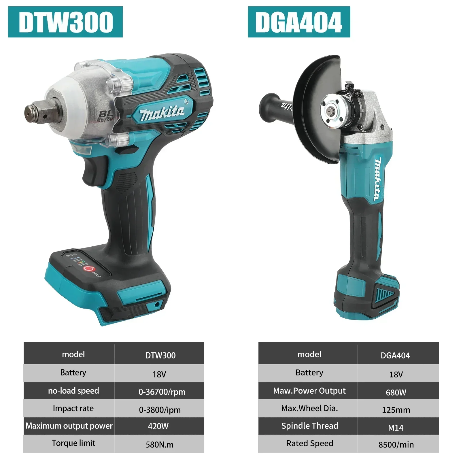 Per Makita DTW300 o DGA404 Com - Makita Drill Dtw300 recensione e prezzo