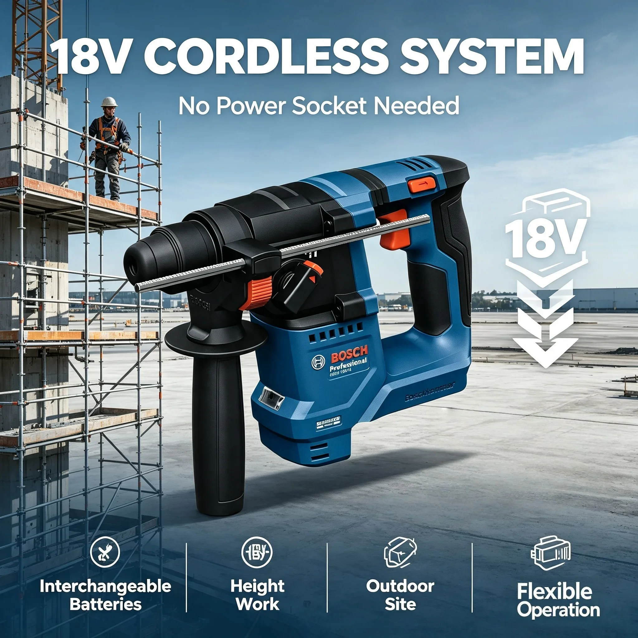 Martello Rotante Bosch GBH 18V - Power Tools Professional recensione e prezzo