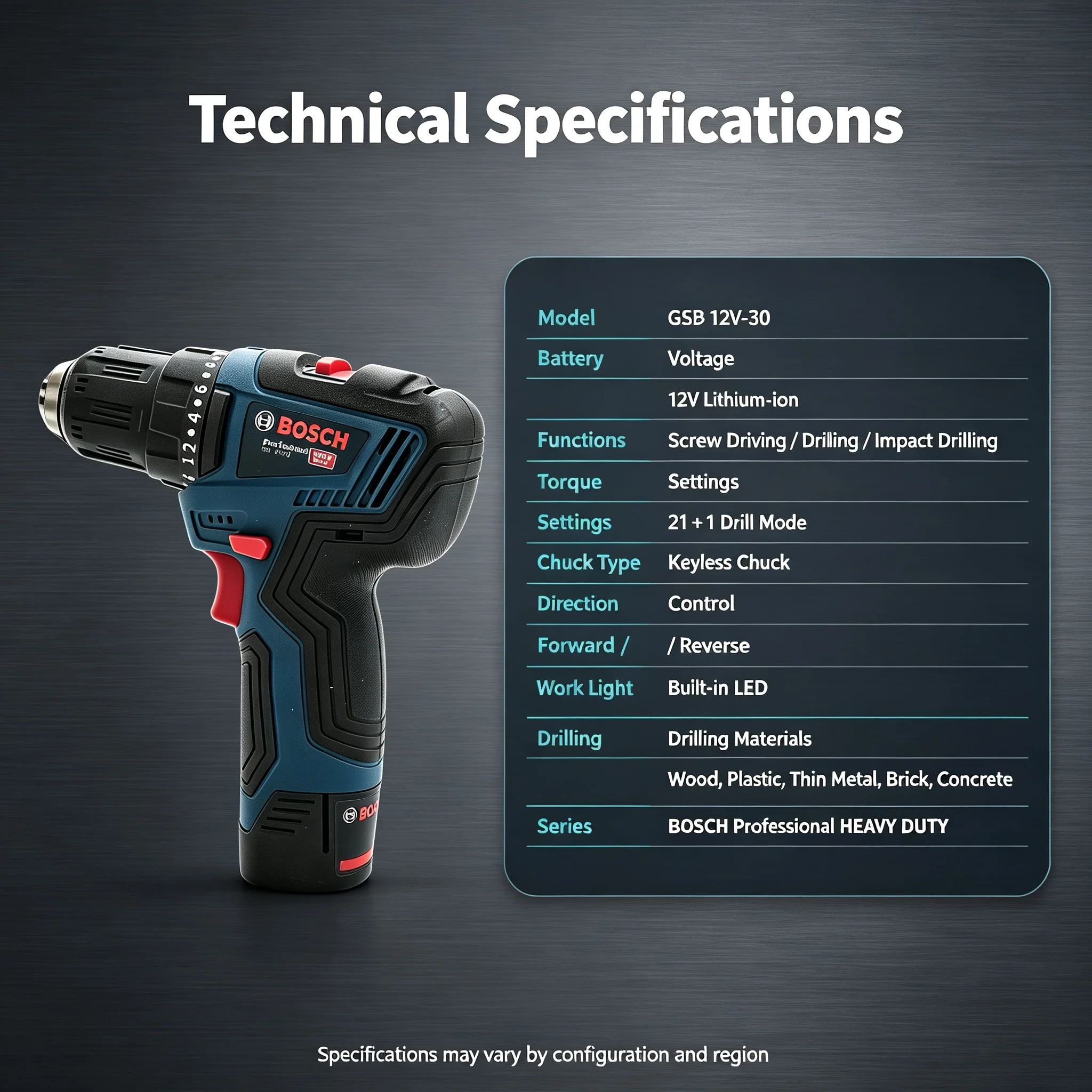 Trapano Avvitatore a Batteria  - Power Tools Professional recensione e prezzo